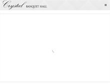 Tablet Screenshot of crystaleventhall.com